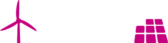 DEW Logo in Weiß mit Text